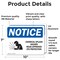 Signmission Chemical Splash Hazard Wear Sign, Vinyl Decal, 10in W x 7in L, 2PK OS-2PACK-NS-D-710-L-10566 - alternate 6
